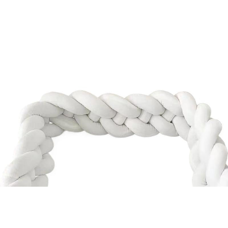 Chunky Knitting Wool Yarn for DIY Rugs Cushions & Home Decor - White 1.5m