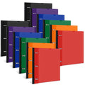 1-Inch Telescoping 3-Ring Binder with Clear Front Pocket - Pack of 12