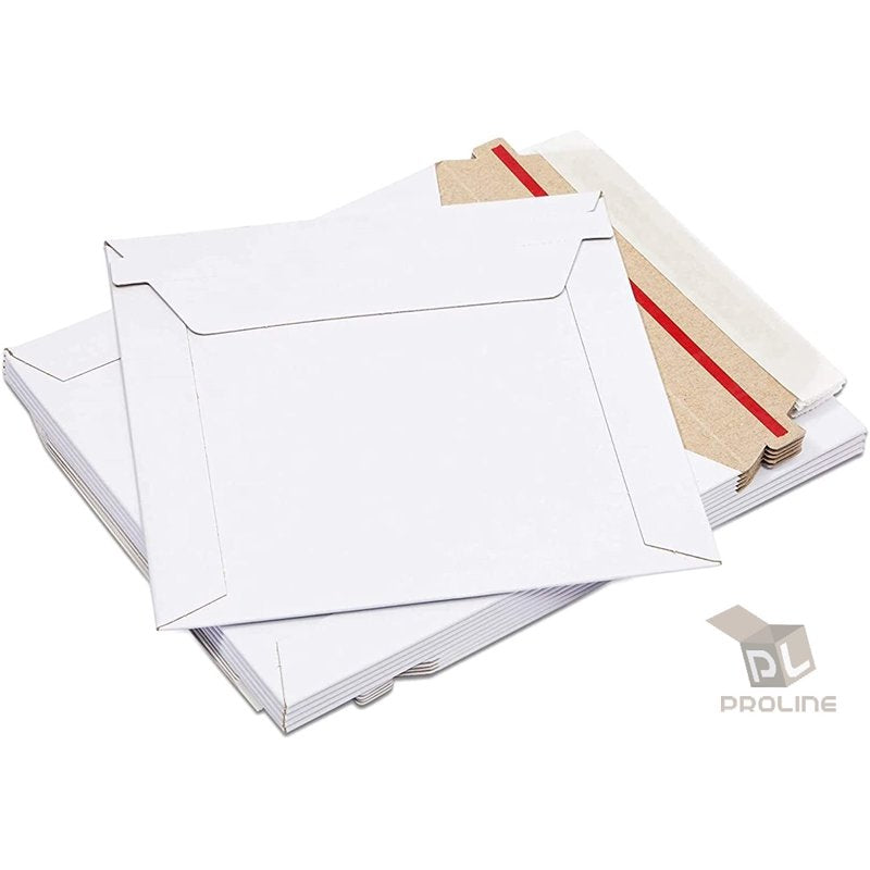 Proline 6x8 Rigid Photo Shipping Flats Cardboard Envelopes - 10 Pack