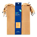 Large Kraft Paper Bags with Handles - 8x10 Inches, Pack of 13