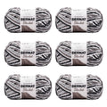 Super Bulky Polyester Yarn 6 Pack for Knitting & Crocheting Blankets
