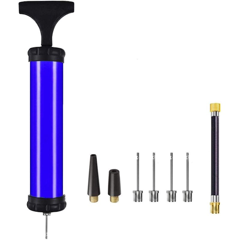 10-Inch Portable Ball Pump Inflator Kit for Soccer Basketball Volleyball Football