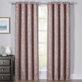 Blackout Curtain Panels Set - Thermal Insulated Jacquard Drapes for Windows