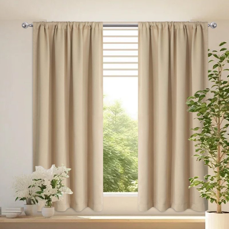 Blackout Curtains Thermal Insulated Long Room Darkening Panels for Bedroom Living Room Patio