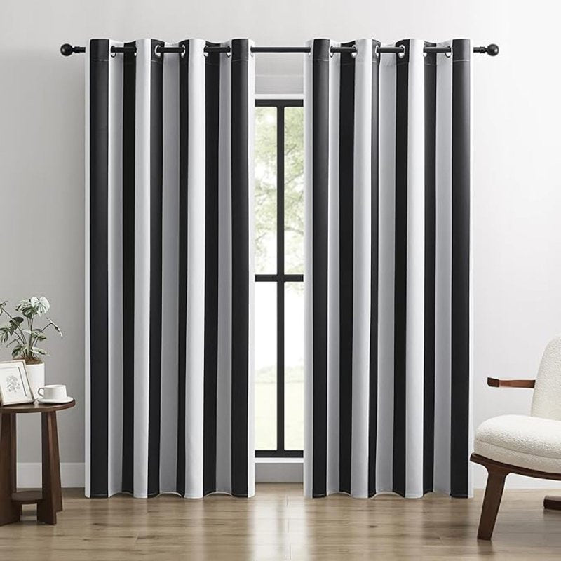 Blackout Curtains with Thermal Insulation and Noise Reduction - 2 Panels, Multiple Sizes