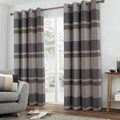 Blackout Plaid Curtains for Bedroom & Living Room Thermal Grommet Drapes