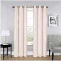 Blackout Window Curtain Drapes Set of 2 - Light-Blocking Thermal Grommet Panels