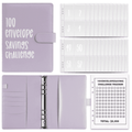 Money Saving Challenge Binder with 100 Pre-Numbered Envelopes - Budget Organizer for $5,050 Savings