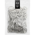 Metal D-Rings 3/4 Inch for Bags Belts Lanyards DIY Craft Accessories - Silver