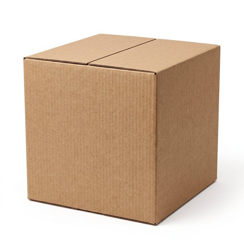 6x6x6 Inch Yellow Corrugated Shipping & Storage Boxes - Bulk Pack of 100