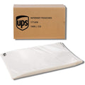 Pack of Waterproof Shipping Label Envelopes with Peel & Seal - Clear Packing Slip Envelopes for Invoices & Documents