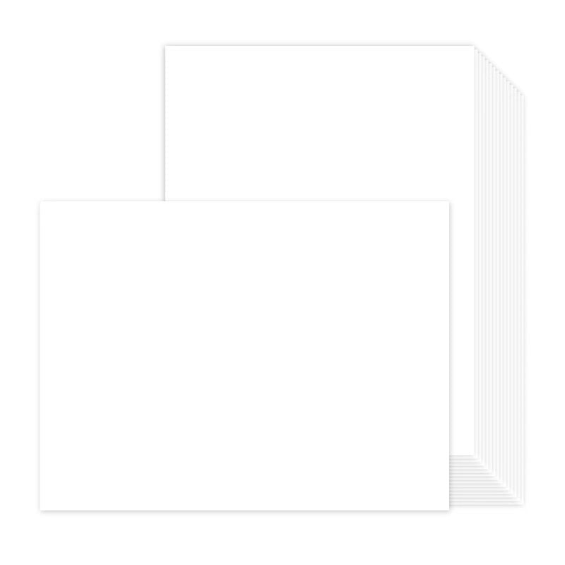 White Cardstock Paper 5x7 Inches 100 Sheets Heavyweight Flat Craft Paper