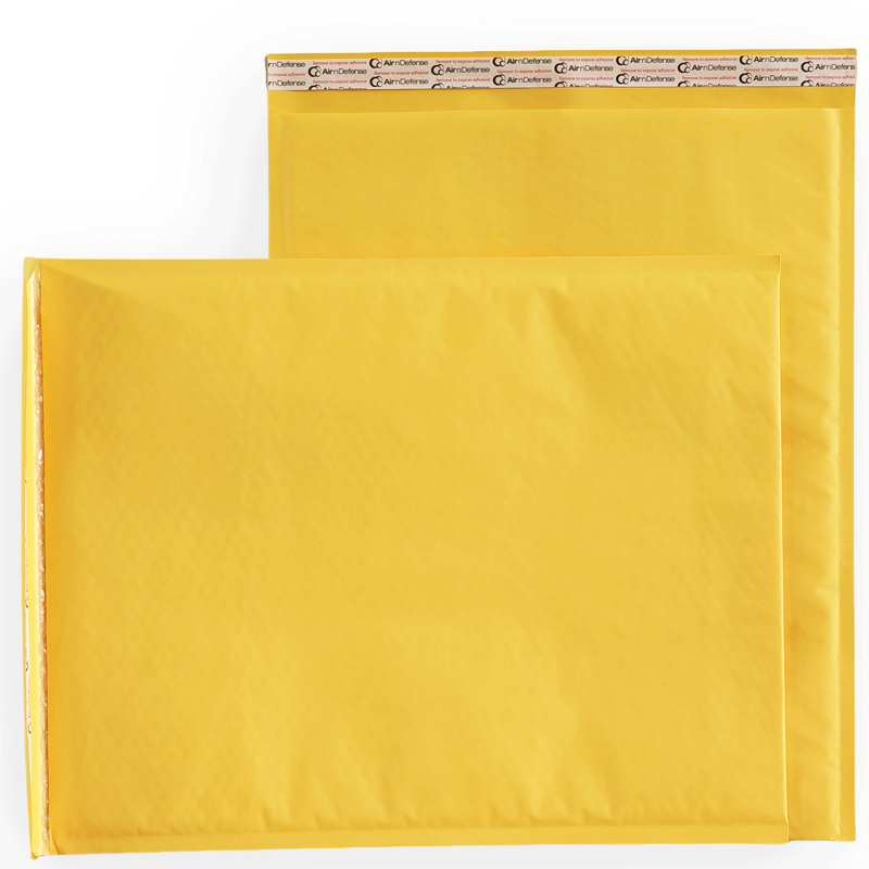 Kraft Bubble Mailers Self-Sealing Padded Envelopes for Shipping - 100 Pack
