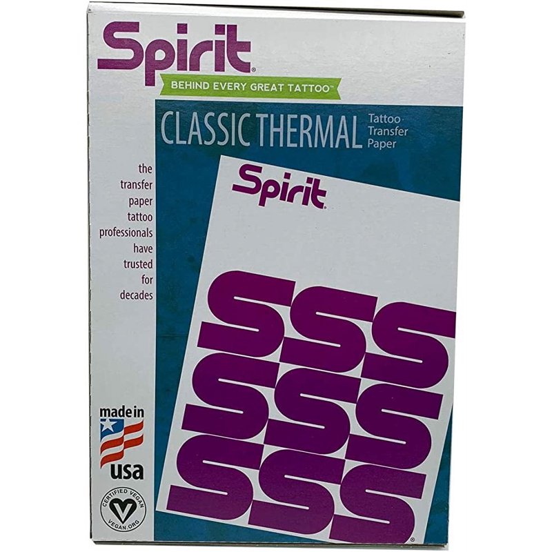 100 Sheets Thermal Transfer Paper for Tattoo Stencils - 8.5x11 Inches