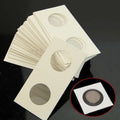 100PCS Coin Cardboard Holders for Coin Collection & Storage