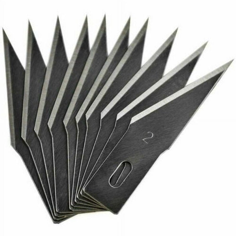 100 Pack Hobby Knife Blades Replacement Sharp Blades for Art & Crafting