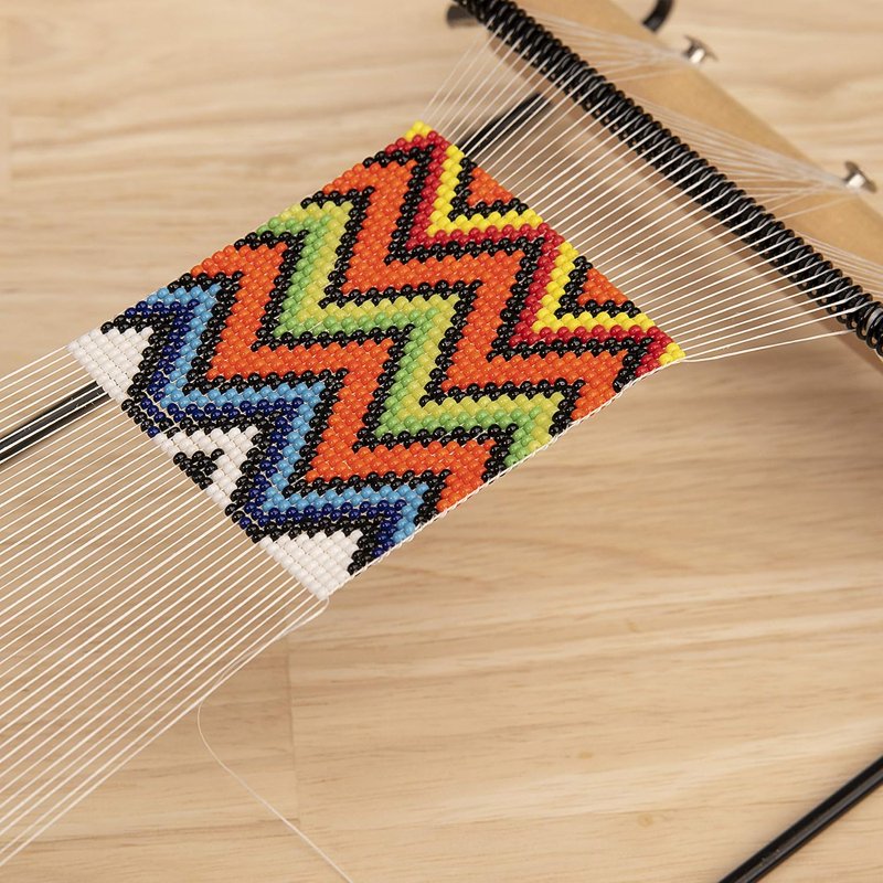 Bead Loom Kit for Jewelry Making - Includes Beads, Thread, Needles, and Patterns
