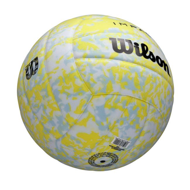 Impact Gen Green Volleyball - Official Size Recycled EVA Foam, Blue/Yellow