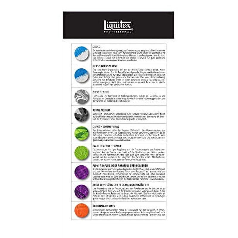 Liquitex Satin Varnish - 8 oz. Acrylic Paint Protective Finish