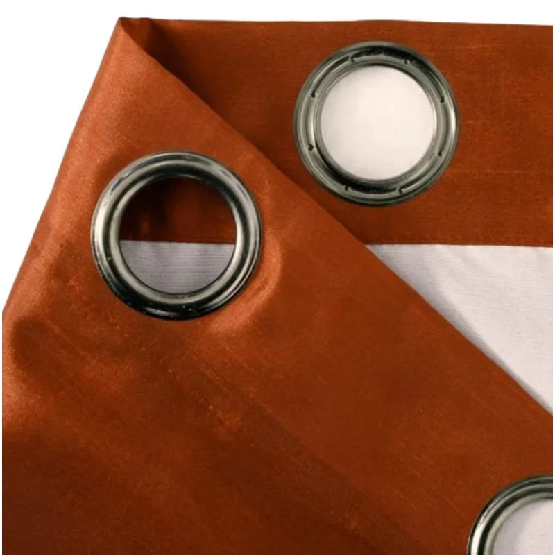 Blackout Window Curtain Drapes Set of 2 - Room Darkening Grommet Panels for Bedroom & Living Room