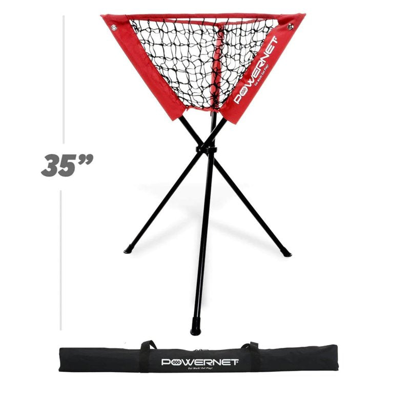 Portable Baseball Softball Ball Caddy Holds 60 Balls, Collapsible & Lightweight
