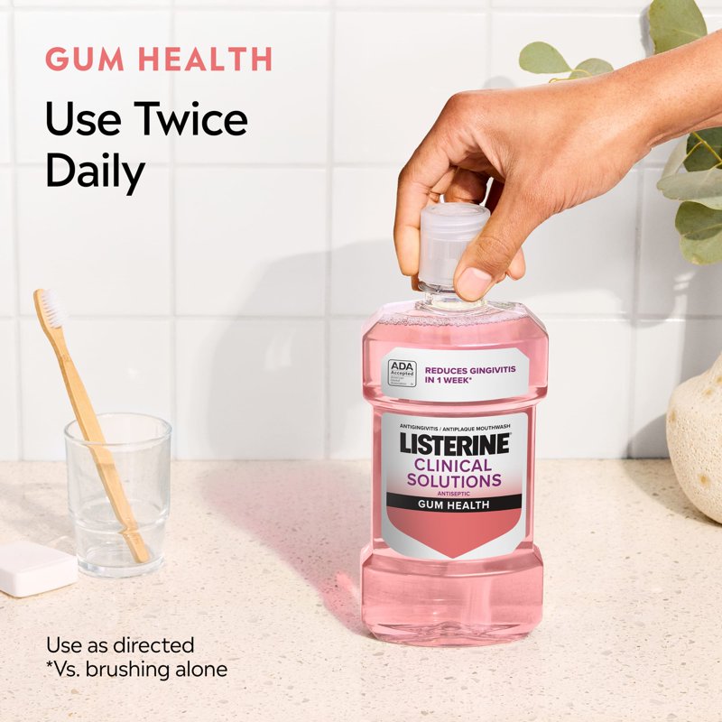 Gum Health Mouthwash - Antigingivitis & Antiplaque Oral Rinse 1L