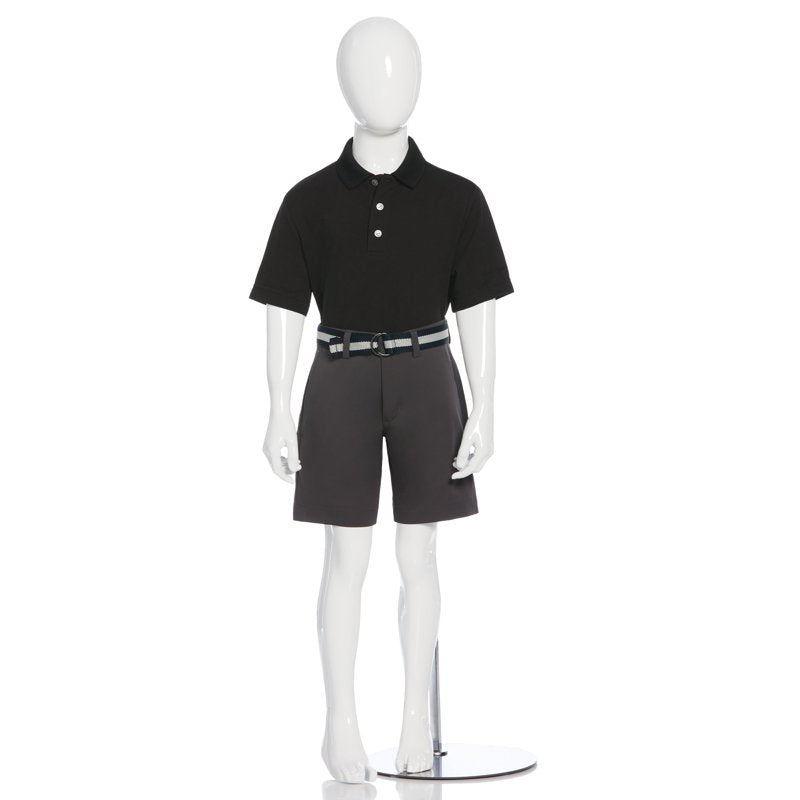 Kids Golf Polo Shirt Short Sleeve Performance Moisture Wicking UV Sun Protection