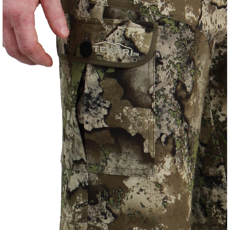 Men's Camouflage Performance Hunting Pants with Flexibility and Reinforced Kick-Guard