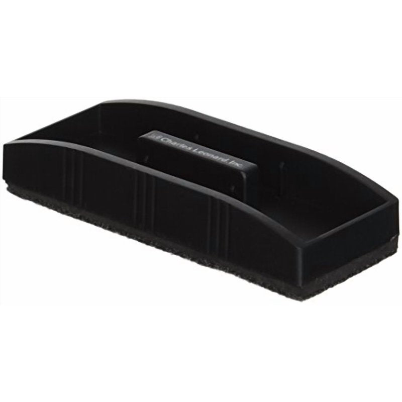Magnetic Whiteboard Eraser with Marker Holder 2x5 Inch - Black