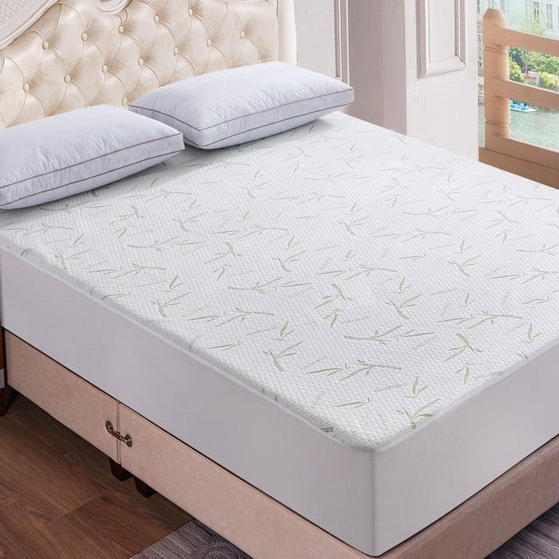 Waterproof Mattress Protector Twin - Ultra-Soft Breathable Fitted Cover