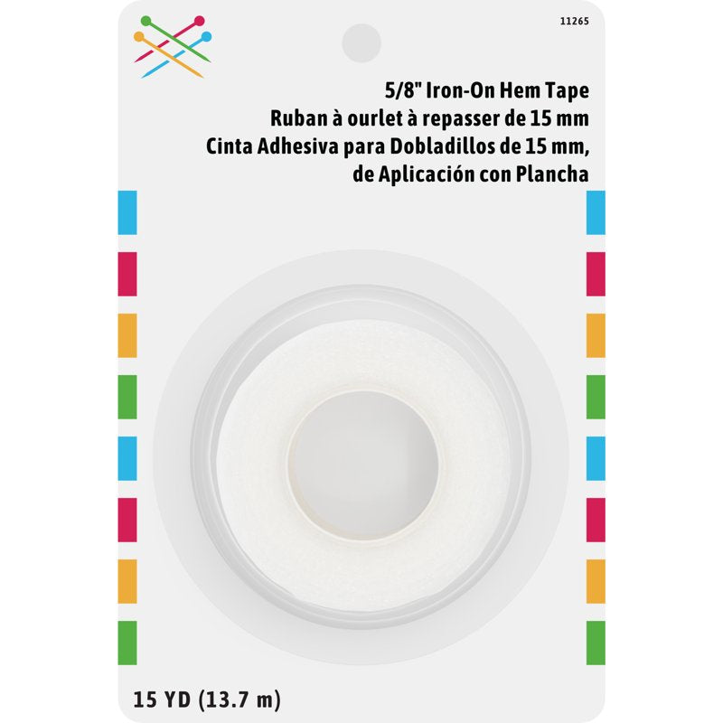 Iron-On Hem Tape 15 Yards - Fabric Sewing & Clothing Repair Adhesive