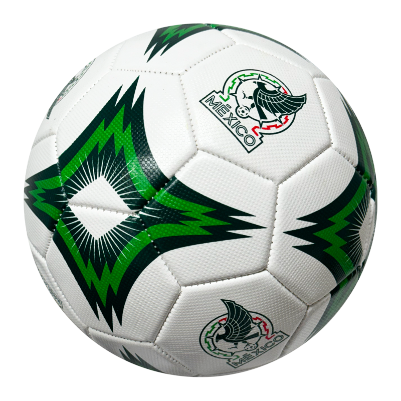 Icon Sports Mexico Soccer Ball - Official Licensed Green White, Size 4