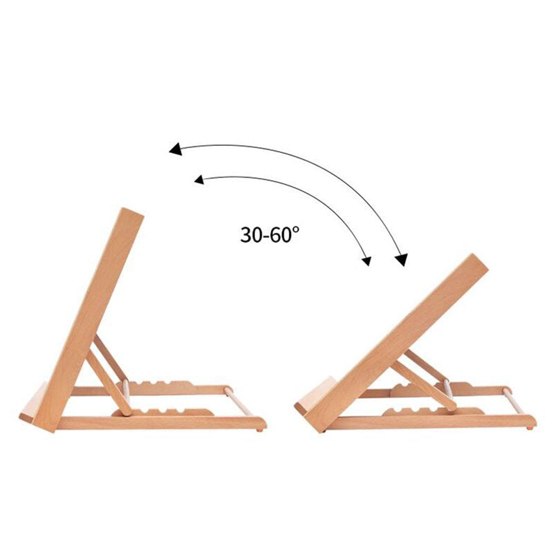Wood Drafting Table Easel for Drawing & Sketching - Adjustable Angles, Portable Art Board