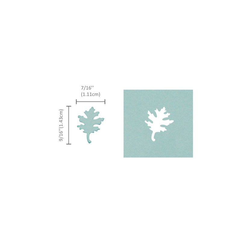 5/8 Inch Oak Leaf Shape Paper Craft Punch for Scrapbooking & Cardmaking