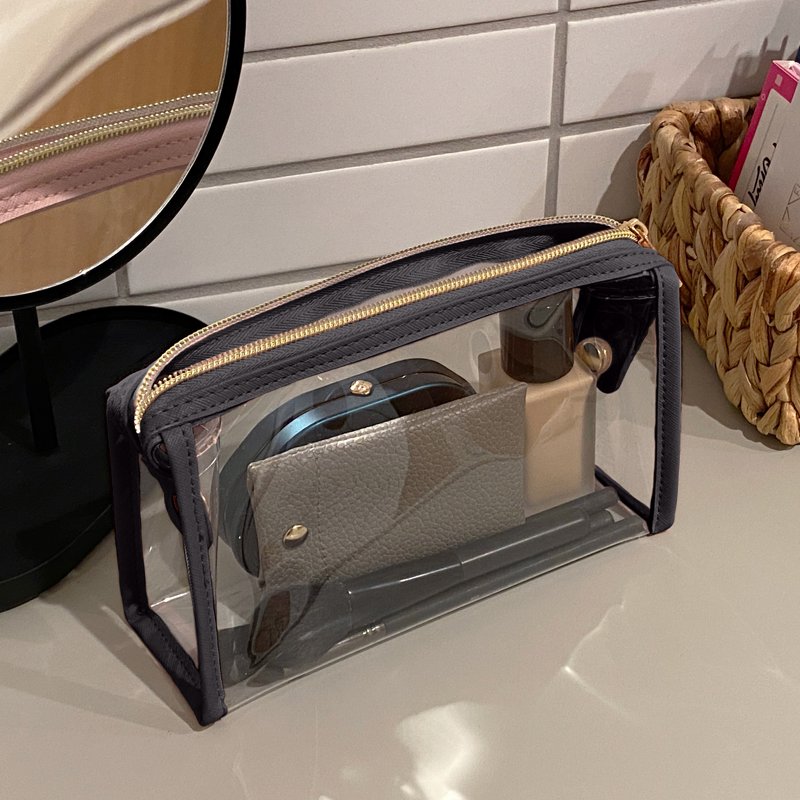 Clear Craft Storage Pouch - Portable Organizer for Small Supplies
