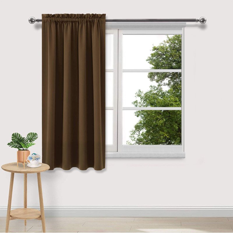 Blackout Curtains for Bedroom & Living Room - Thermal Insulated Darkening Panel, 38x45 Inches, 1 Panel