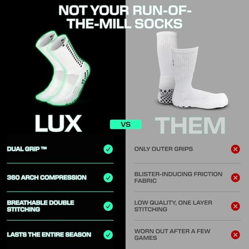 Soccer Grip Socks Anti Slip Knee-High Athletic Socks for Football and Training