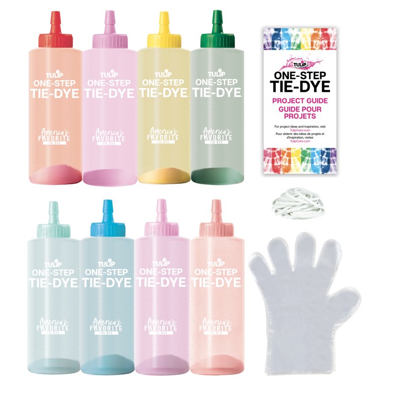 Tie-Dye Kit with 8 Vibrant Colors for Fabric DIY Projects - Summer Splash