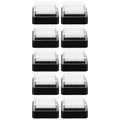 10-Pack Blank Ink Pads for Stamps Refillable Craft Ink Pad White
