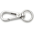 Swivel Lobster Clasps Push Gate Snap Hooks Bag Clips 10-Pack - Silver