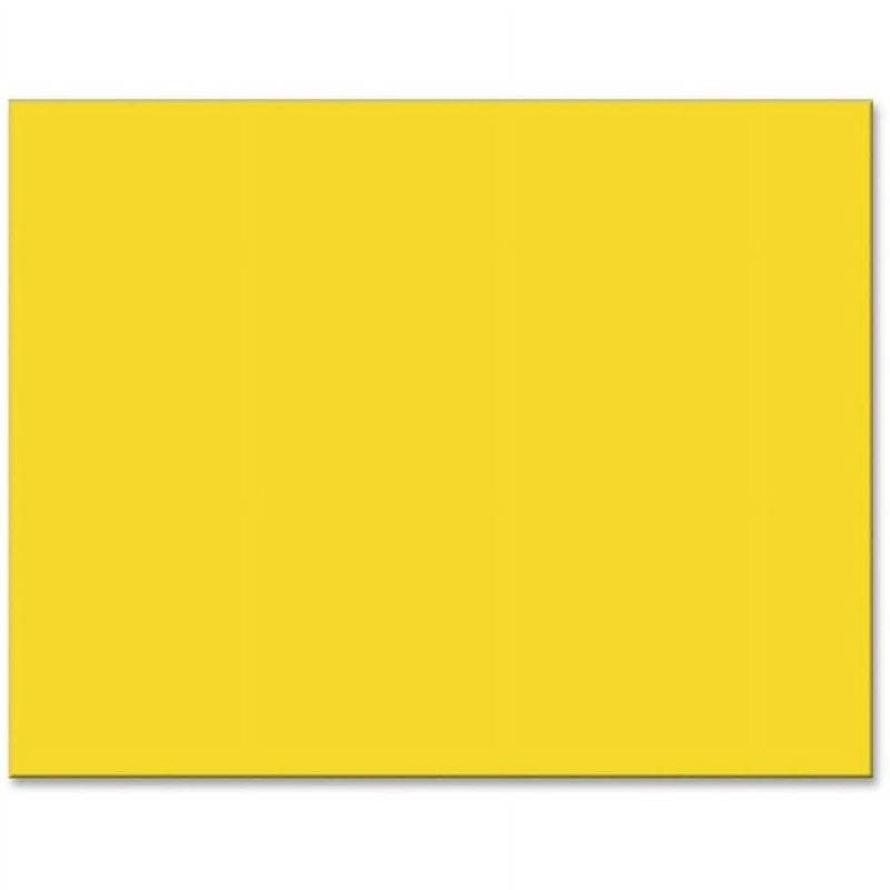 4-Ply Poster Boards - 22 x 28 Inches Lemon Yellow Pack of 25
