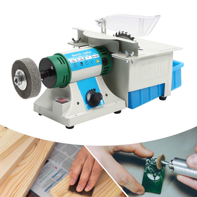 Jewelry & Gemstone Grinder Polisher Machine 750W Bench Sander with Accessories
