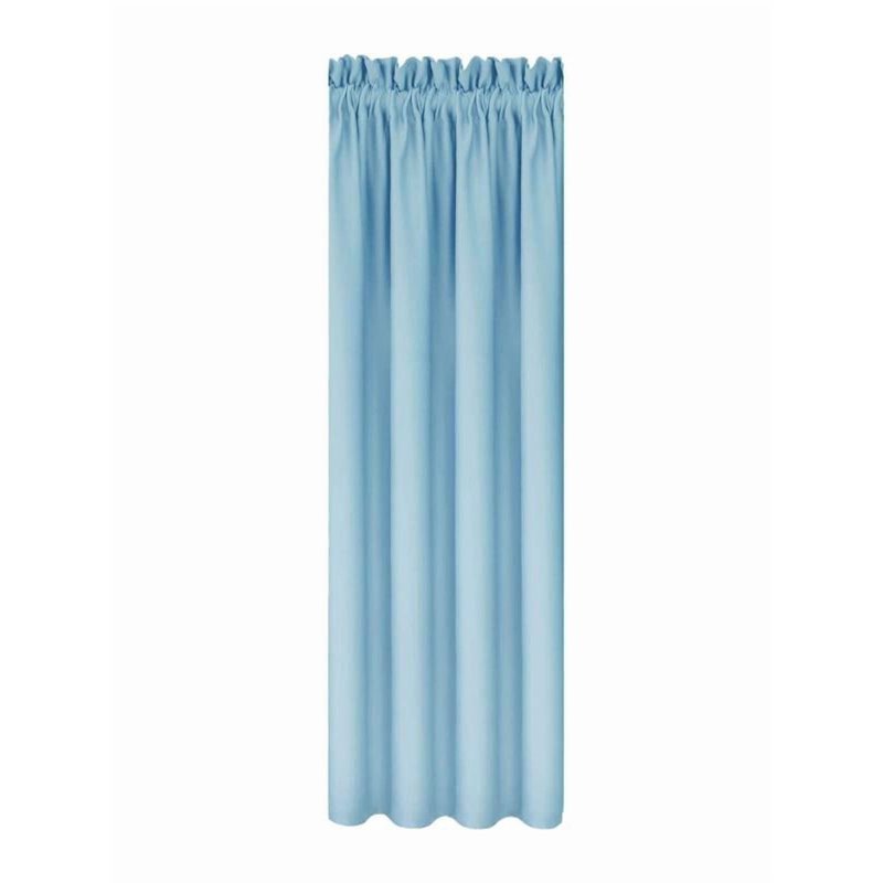 Blackout Curtains Rod Pocket Room Darkening Window Drape - 37.8 x 44.9 Inch