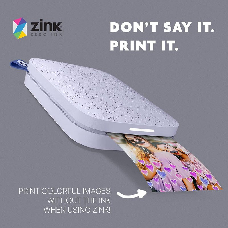 HP Sprocket Zink Photo Paper 2x3 Inches - 100 Sheets for Instant Photo Printing