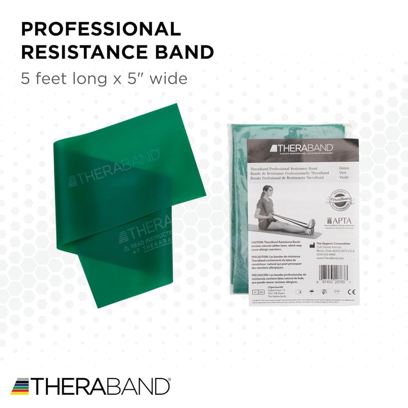 Professional Latex Resistance Bands – Heavy Resistance, 5 Feet, Multiple Colors