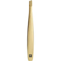 ZWILLING Tweezer Slanted (plucking eyebrows, removing splinters, hand finished, roughened tips, hypoallergenic), Premium, Gold, 3.5 inch