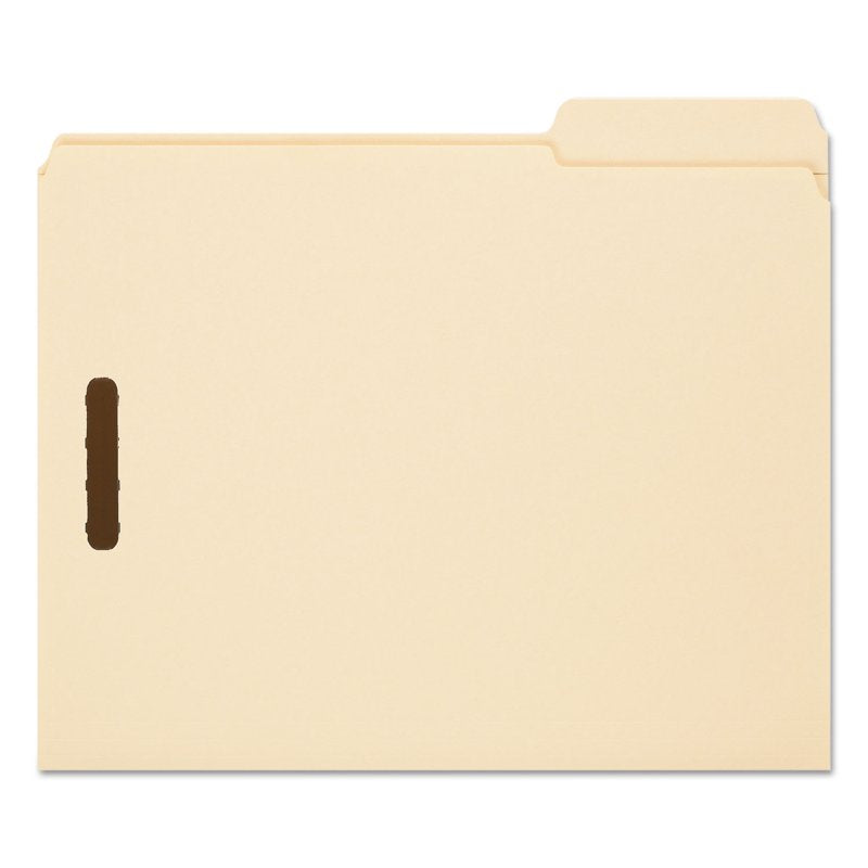 File Folders with Fasteners - Manila, Reinforced Tab, Letter Size, 50 Pack