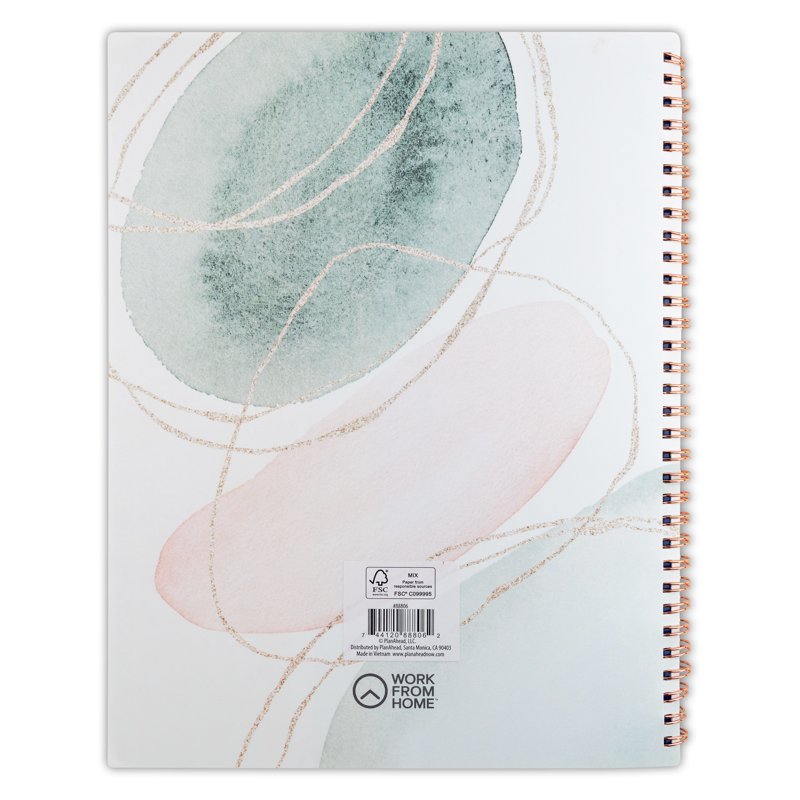 Work From Home Weekly & Monthly Planner with Tech Book, 11x9 Inch, October 2021 - December 2022