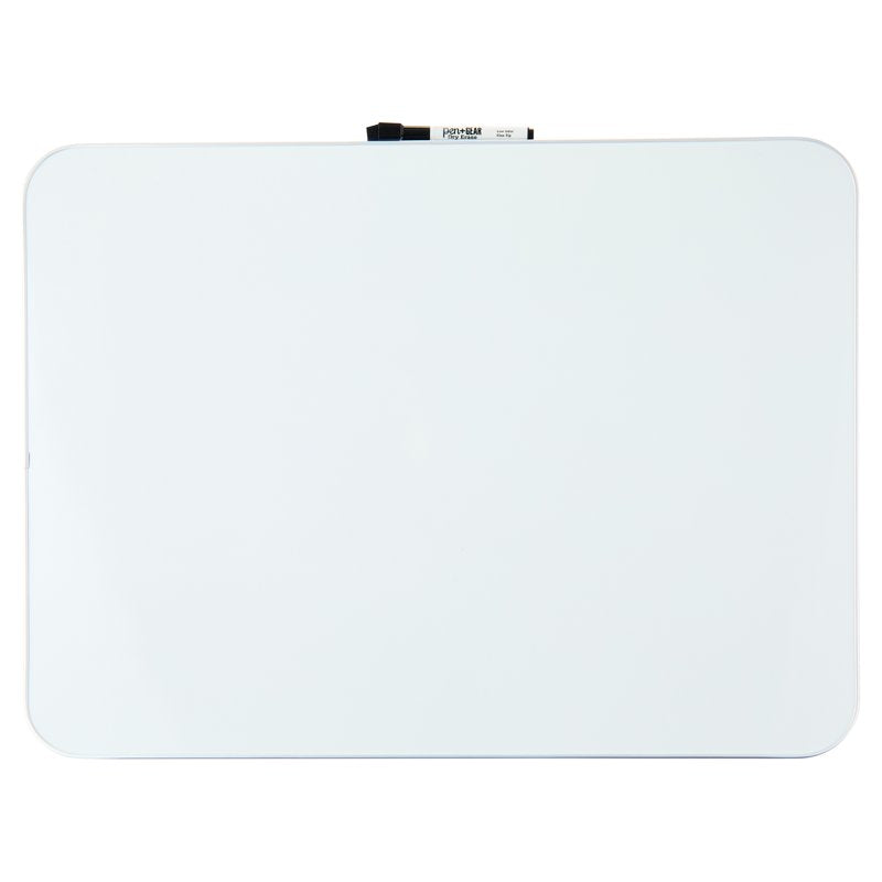 Magnetic Dry Erase Board 17x23 Inches with Marker & Magnets - White