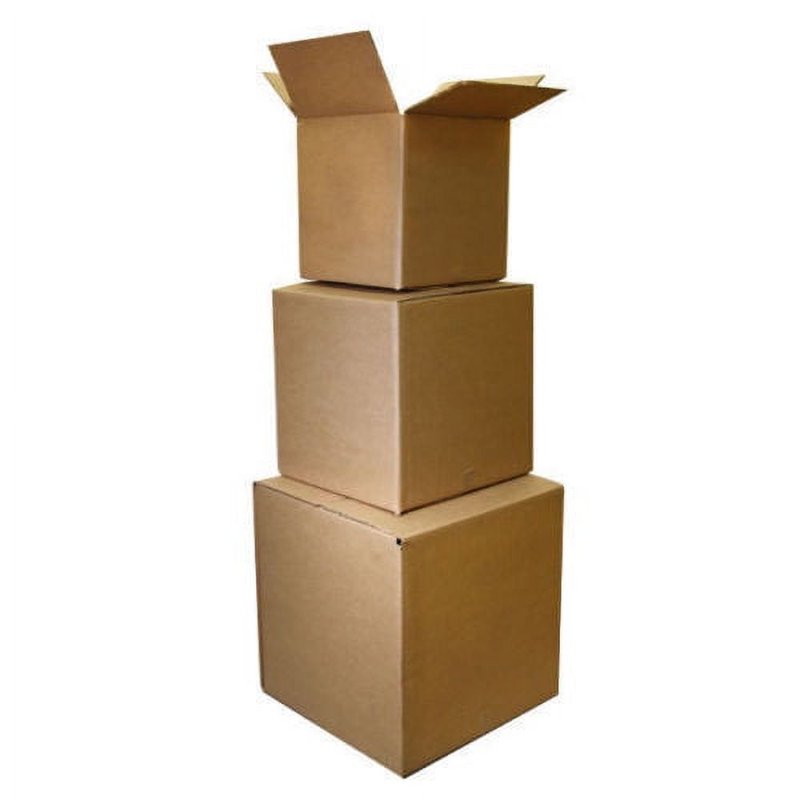 100 Pack 4x4x4 Cardboard Shipping Boxes Kraft Mailing Packing Boxes